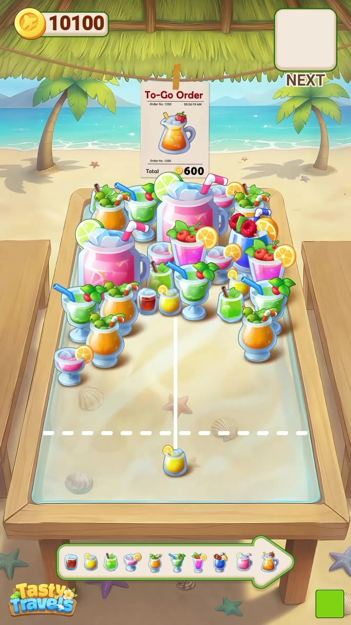 海滩调酒玩法录屏