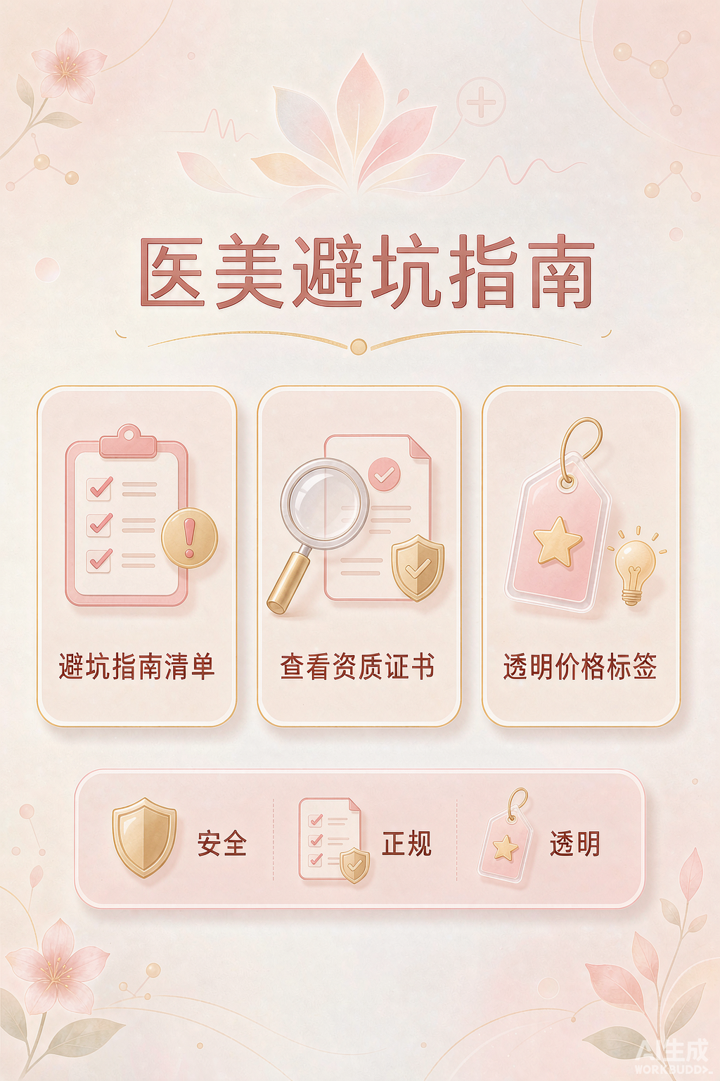 科普避坑 素材示意